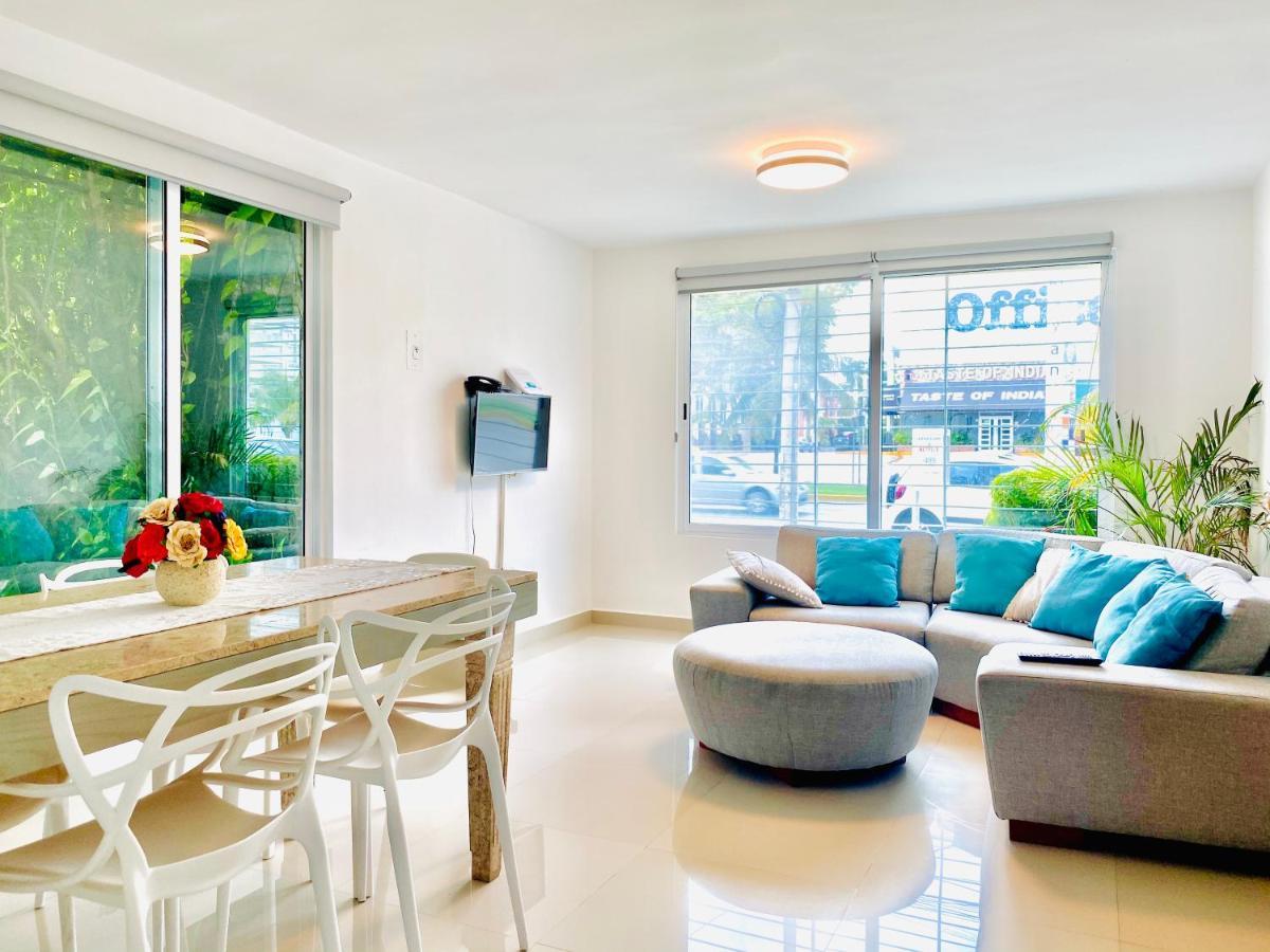 Apartamento cálido y moderno en la entrada de la zona hotelera Cancún Kültér fotó
