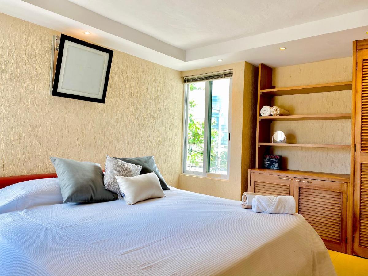 Apartamento cálido y moderno en la entrada de la zona hotelera Cancún Kültér fotó